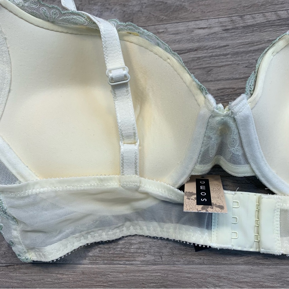 Soma Light Green Floral Lace Bra - Picture 10 of 12